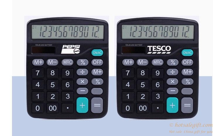 hotsalegift 12 buttons financial dedicated office digital display solar calculator 6