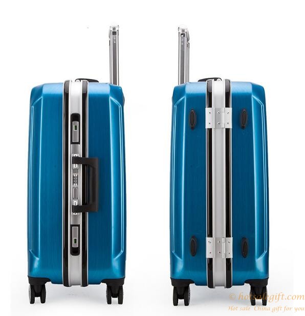 hotsalegift abs pc aluminum trolley hard case airplane luggage trolley case 7
