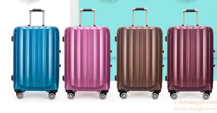 hotsalegift abs pc aluminum trolley hard case airplane luggage trolley case