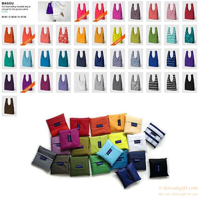 hotsalegift creative folding square shopping bag polyester reusable shopping bags 6