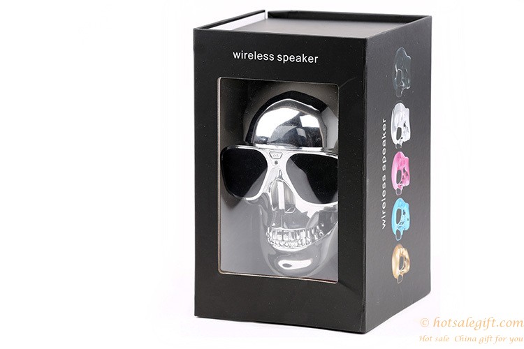 hotsalegift creative wireless bluetooth speaker skull subwoofer nfc bluetooth stereo mini speaker 6