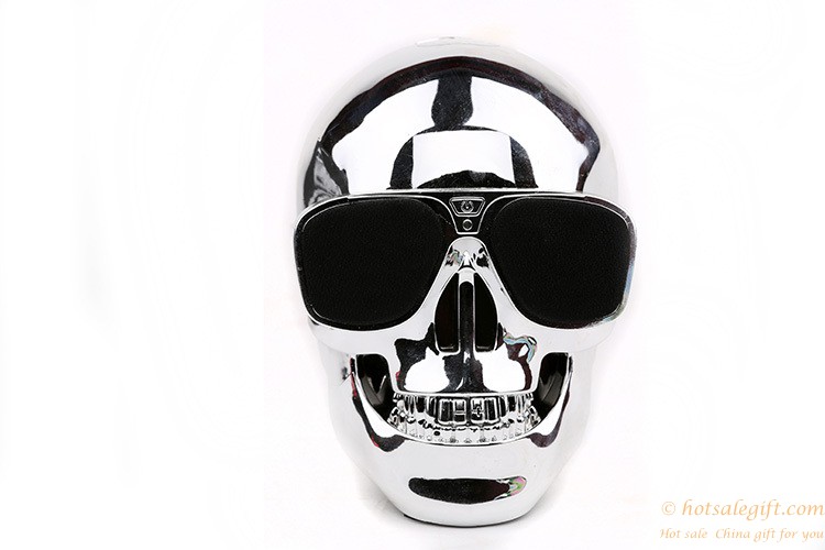 hotsalegift creative wireless bluetooth speaker skull subwoofer nfc bluetooth stereo mini speaker 7