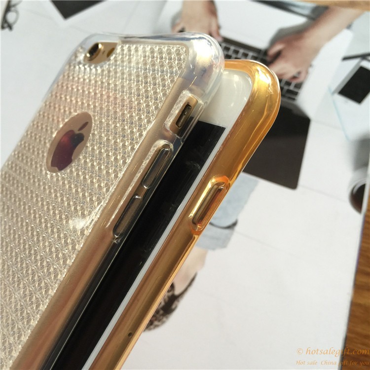 hotsalegift cute design diamond pattern transparent silicone phone case iphone 66 7