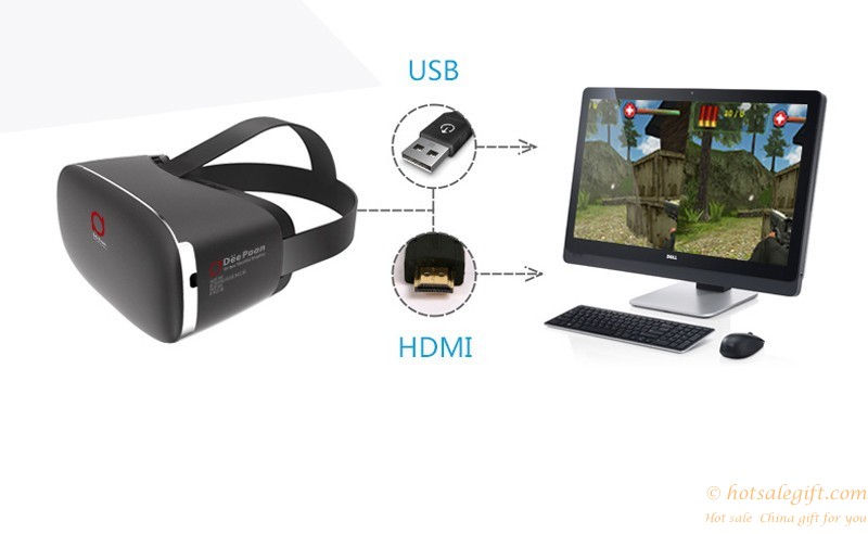hotsalegift deepoon e2 virtual reality glasses fully immersive gaming experience vr helmet 25