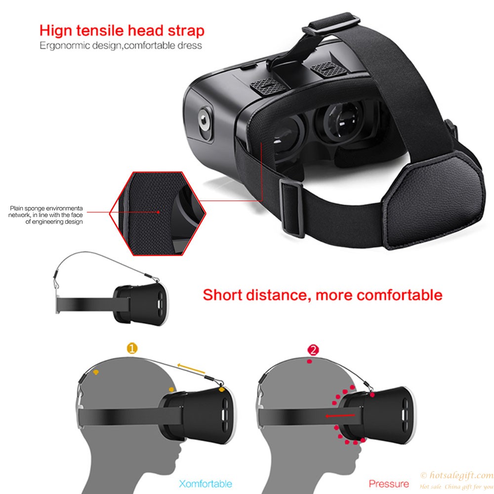 hotsalegift deepoon v3 vr glasses immersive 3d virtual reality helmet imax game experience 3560 inch smartphones 12