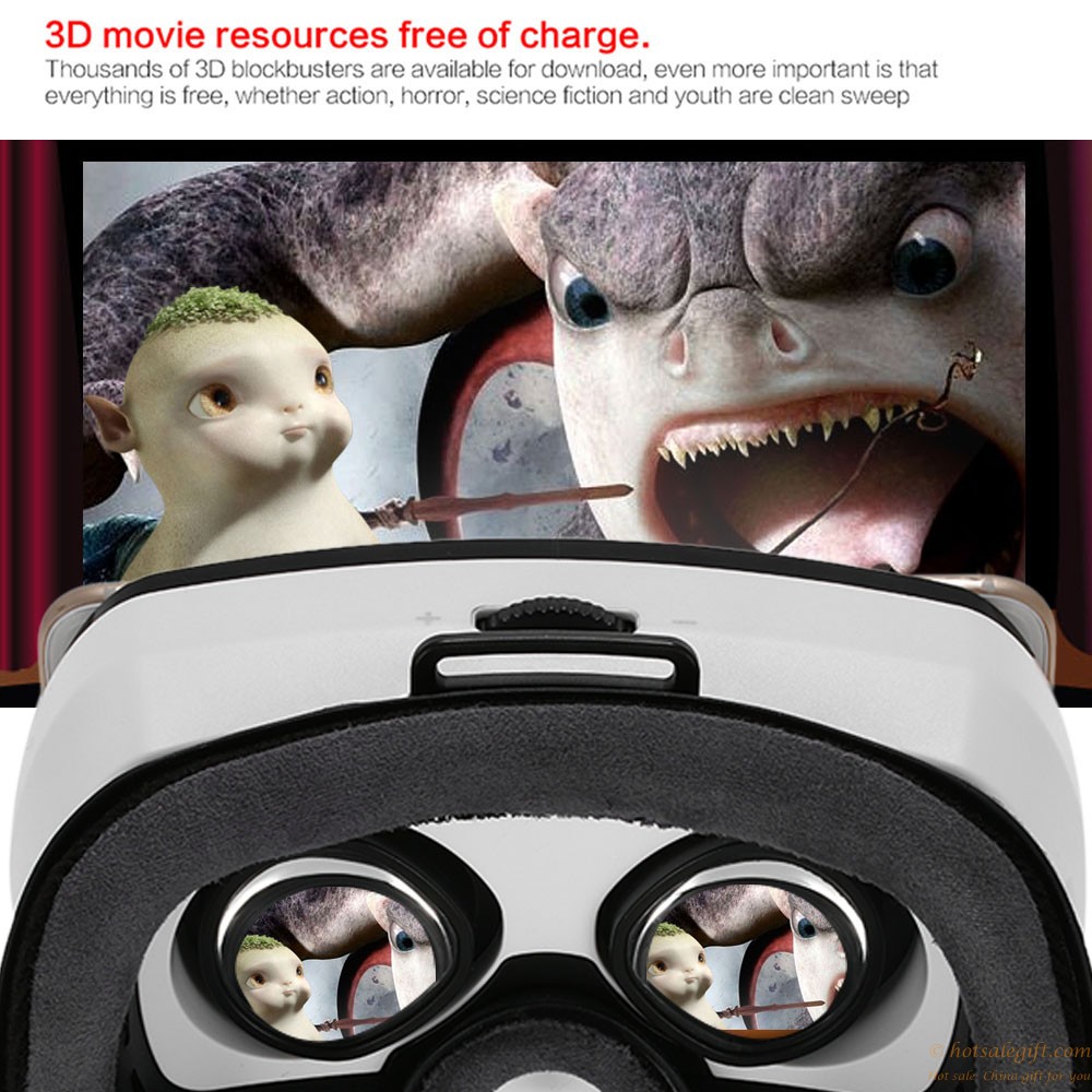 hotsalegift deepoon v3 vr glasses immersive 3d virtual reality helmet imax game experience 3560 inch smartphones 15