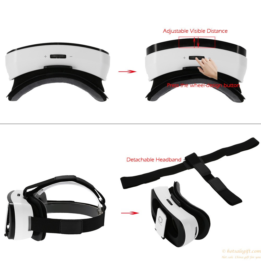 hotsalegift deepoon v3 vr glasses immersive 3d virtual reality helmet imax game experience 3560 inch smartphones 17