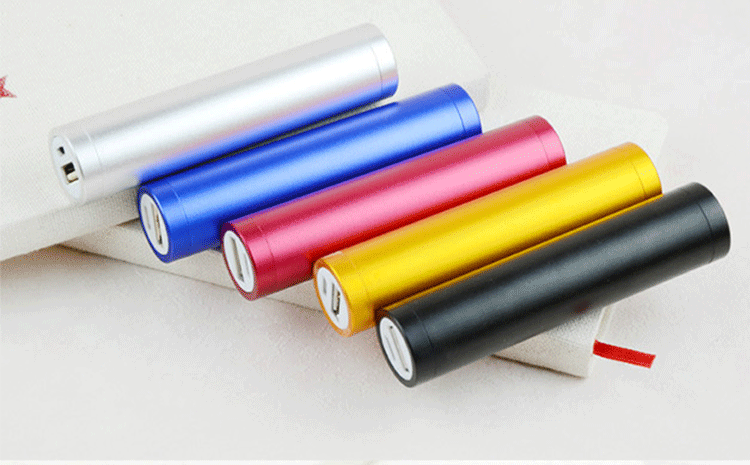 hotsalegift oem production cylindrical aluminum mobile power charger power bank wholesale 5