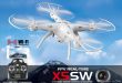 SYMA Original X5SW Drones Quadcopter with HD Camera WIFI RC Drone FPV Helicopter  2.4G 6-Axis Real Time RC Helicopter Toy