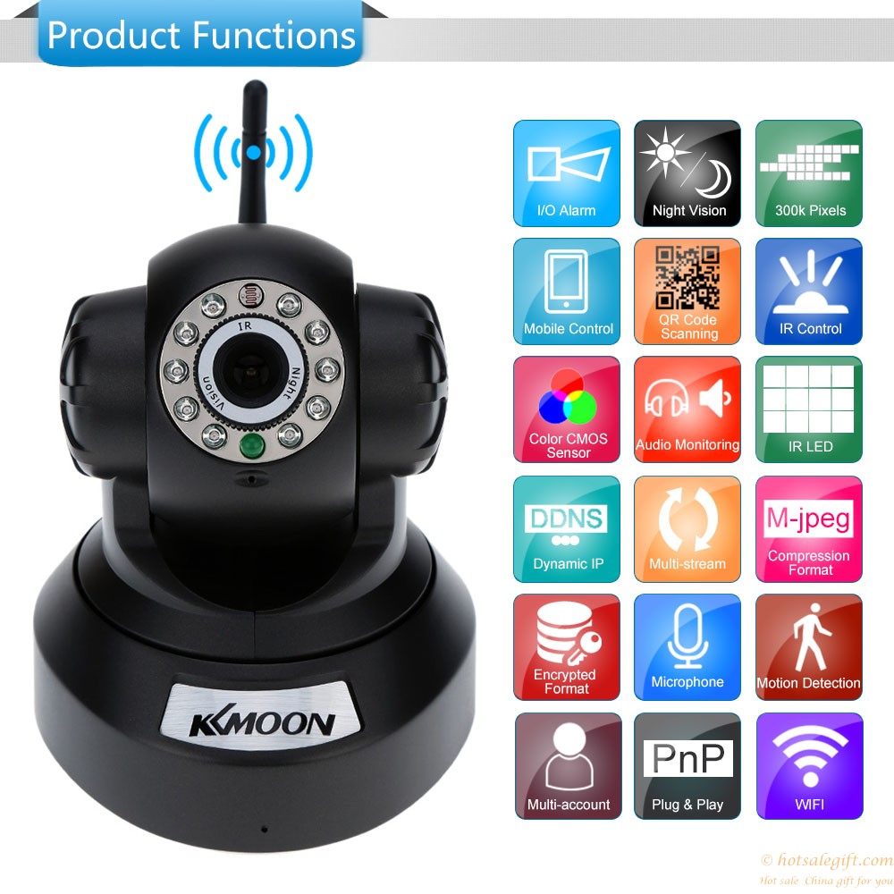 hotsalegift cctv surveillance hd cameras ip webcam wireless network security 03mp p2p ip camera 7