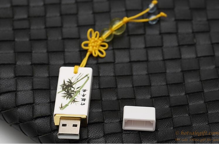 hotsalegift chinese style ceramic bamboo usb flash drive usb memory 1