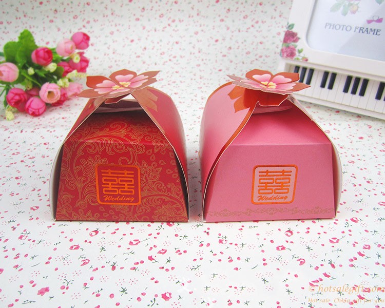 hotsalegift chinese style sakura square wedding candy box 1