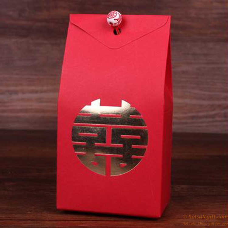 hotsalegift chinesestyle bronzing wedding candy box fukubukuro lucky bag 1