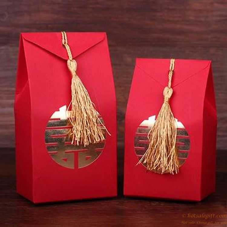 hotsalegift chinesestyle bronzing wedding candy box fukubukuro lucky bag 2