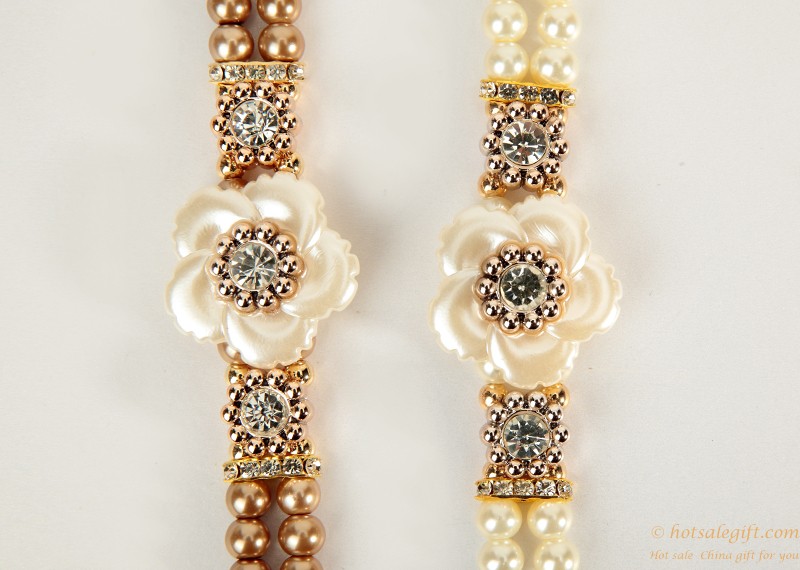 hotsalegift creative korean fashion ladies elegant chain wrapped pearl bracelet watch 10