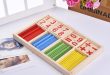 ألعاب تعليمية ألعاب خشبية مونتيسوري الوسائل التعليمية الأرقام الفكري عصا التعلم عصا لمرحلة الطفولة المبكرة