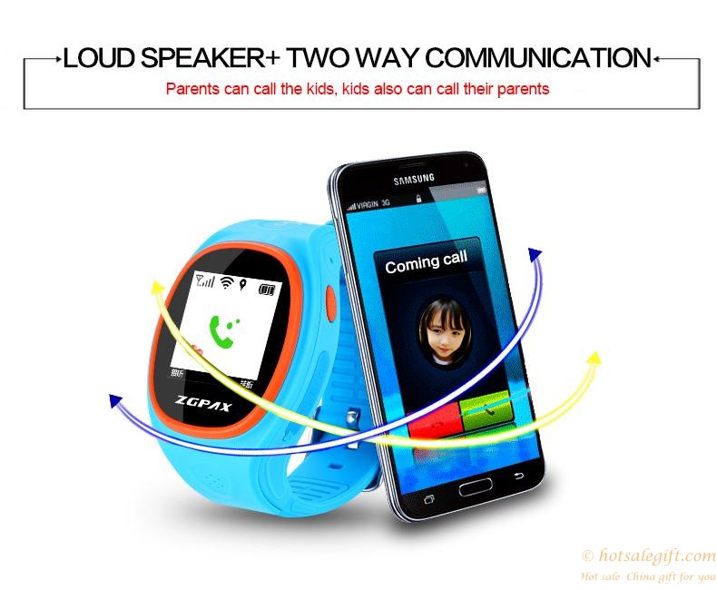 hotsalegift gps tracker smart watch phone children sos location finder wristwatch phone 16