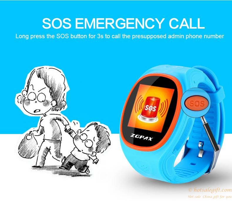 hotsalegift gps tracker smart watch phone children sos location finder wristwatch phone 17