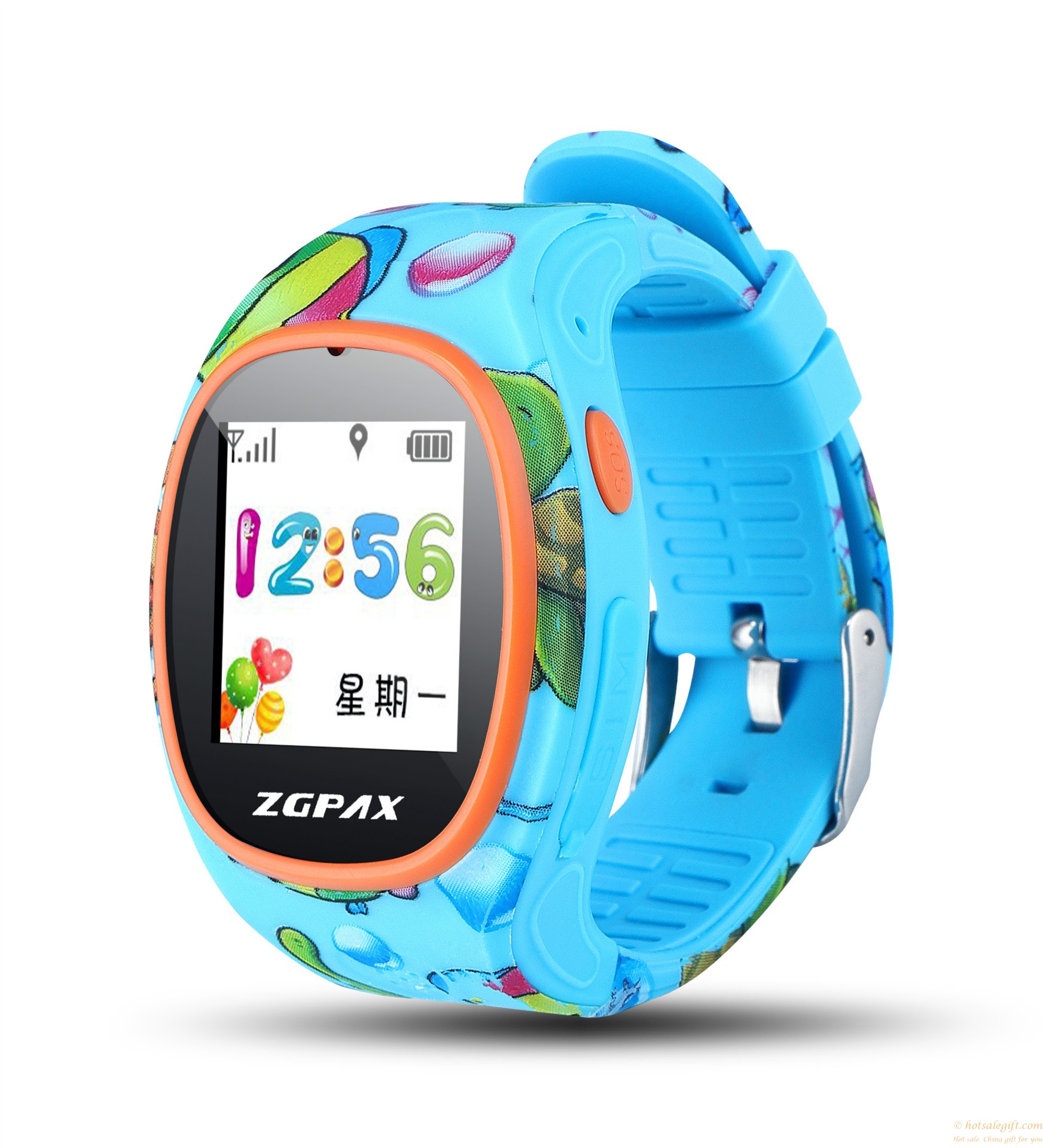 hotsalegift gps tracker smart watch phone children sos location finder wristwatch phone 2