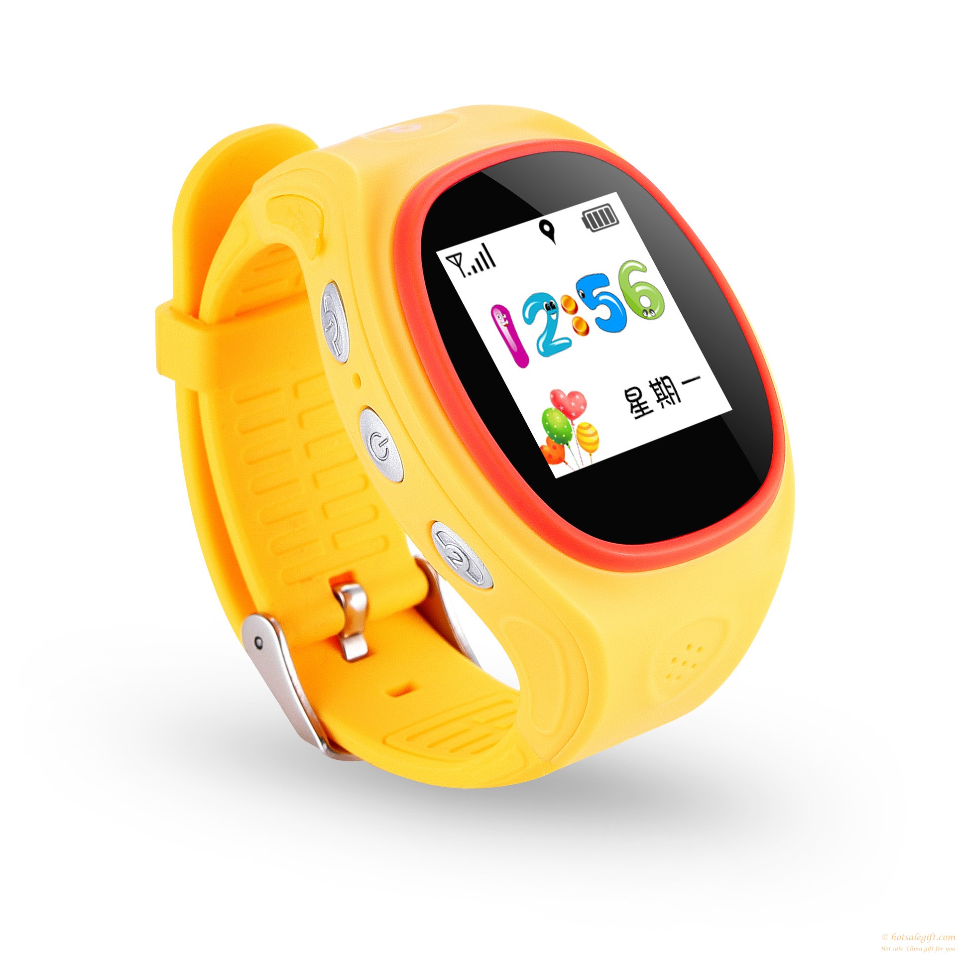 hotsalegift gps tracker smart watch phone children sos location finder wristwatch phone 3