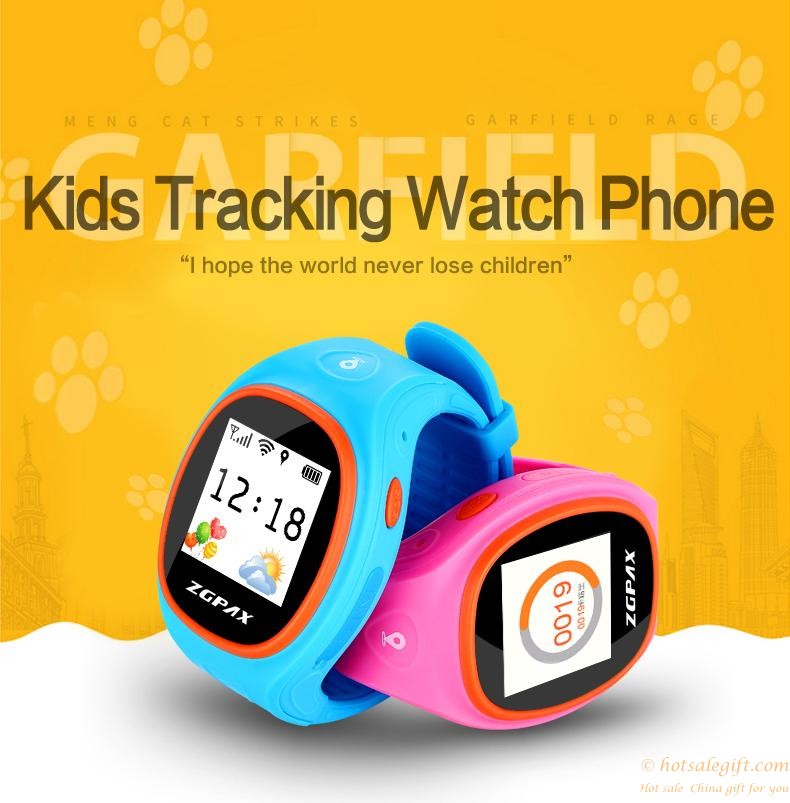 hotsalegift gps tracker smart watch phone children sos location finder wristwatch phone