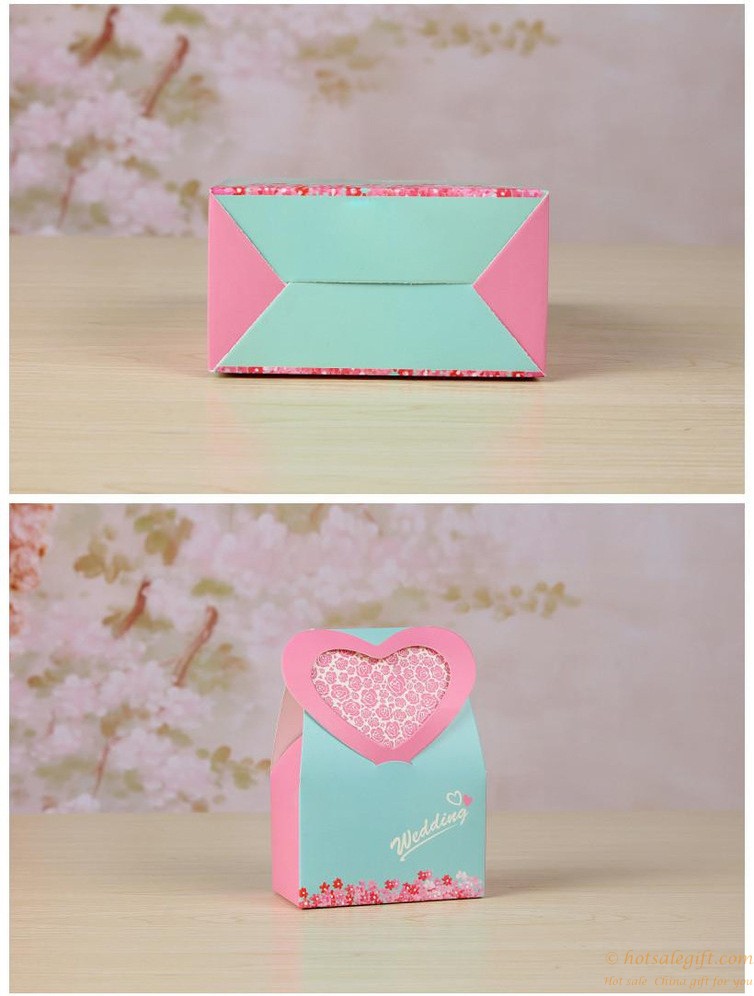hotsalegift heartshaped paper wedding candy box 1