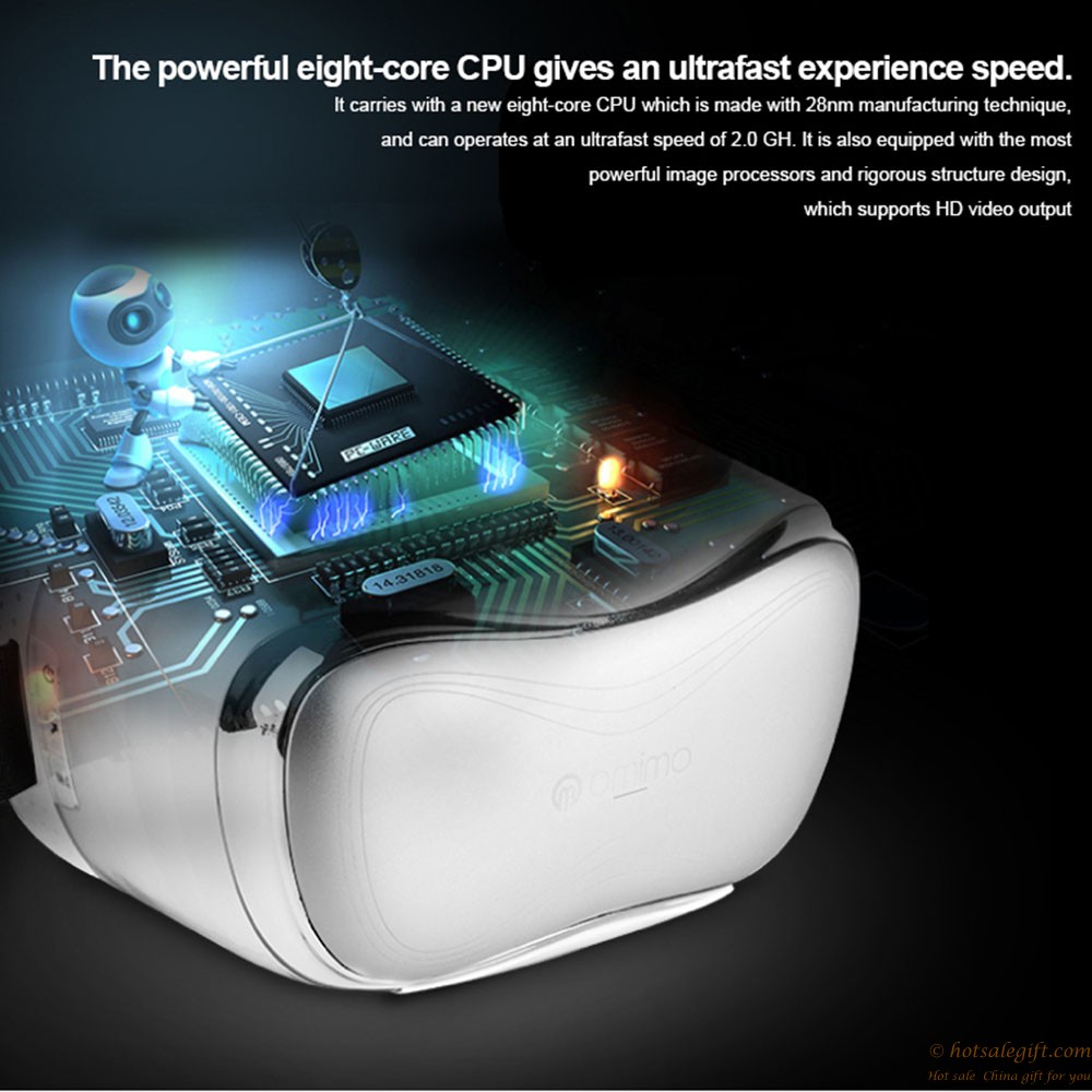 hotsalegift omimo allinone immersive virtual reality vr 3d android video glasses hdmi 1080p hd imax digital display 10