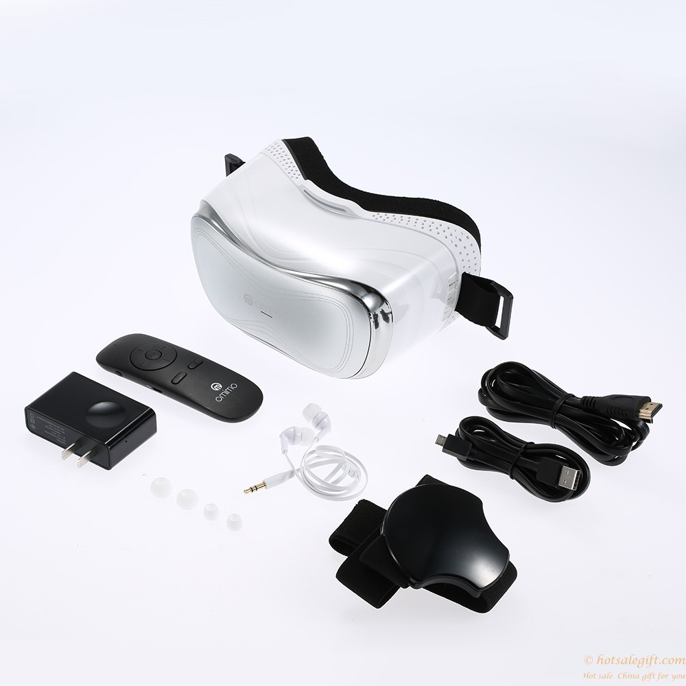 hotsalegift omimo allinone immersive virtual reality vr 3d android video glasses hdmi 1080p hd imax digital display 20