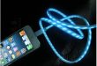 Visible Flowing charger cable LED USB Data Sync cable For iPhones/ Samsung Micro USB