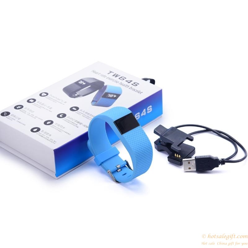 hotsalegift waterproof bluetooth smart pedometer bracelet heart rate tracker sports wristband fitness 11