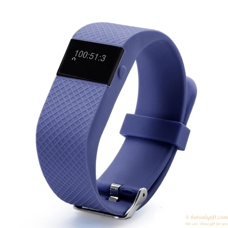hotsalegift waterproof bluetooth smart pedometer bracelet heart rate tracker sports wristband fitness 6