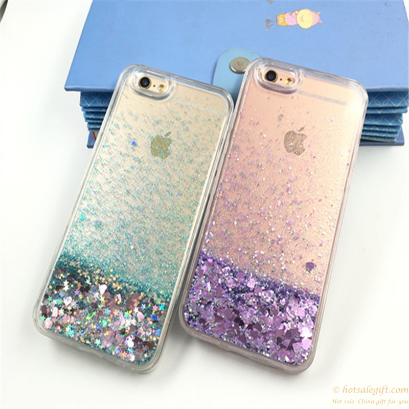 hotsalegift bling dynamic liquid glitter stars quicksand case cover apple iphone 66 7