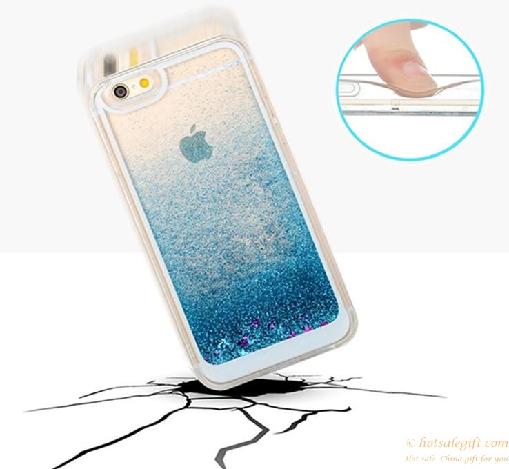 hotsalegift bling dynamic liquid glitter stars quicksand case cover apple iphone 66