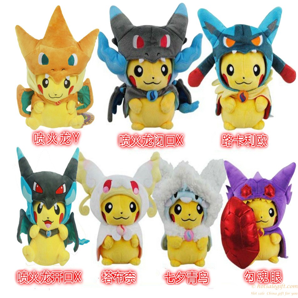 hotsalegift hot sale pokmon plush toys pikachu charizard stuffed animal pokemon doll 6
