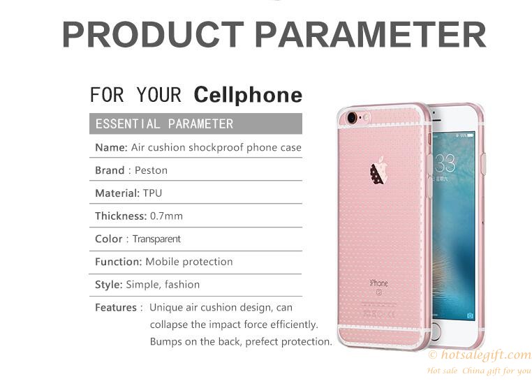 hotsalegift transparent gel soft tpu phone case iphone 66s 1