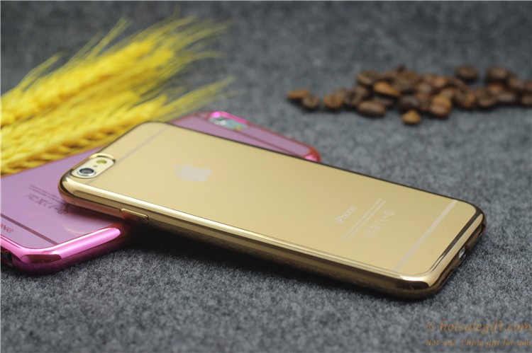 hotsalegift ultrathin transparent plating plastic hard phone case high quality iphone 3