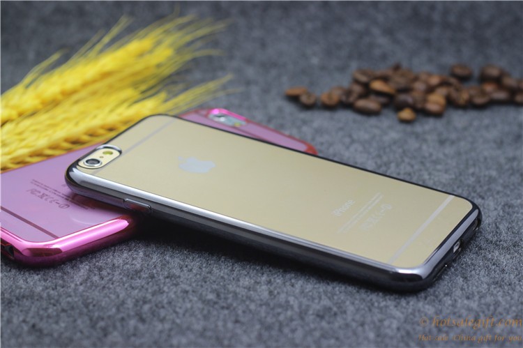 hotsalegift ultrathin transparent plating plastic hard phone case high quality iphone 7