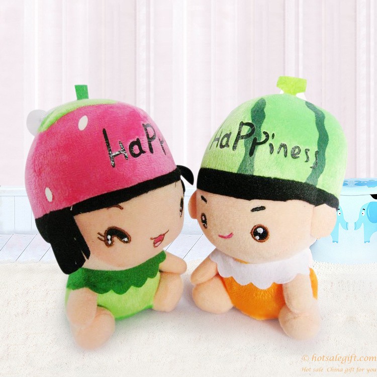 hotsalegift design wholesale watermelon plush toys doll