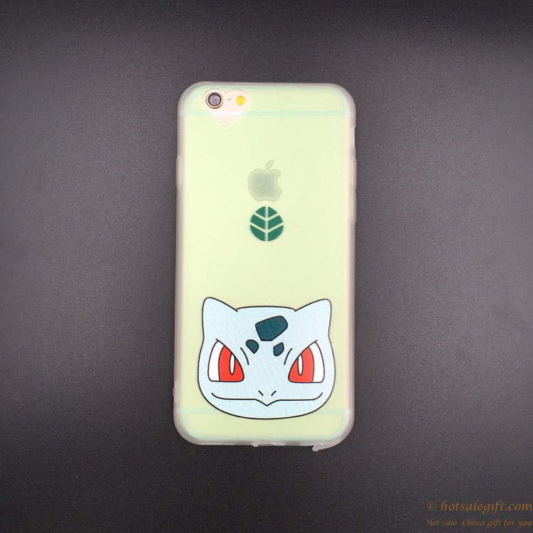 hotsalegift high quality pokemon silicone phone case iphone oem production 5