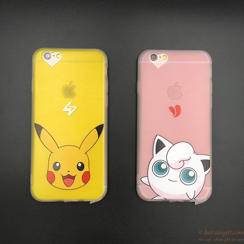 hotsalegift high quality pokemon silicone phone case iphone oem production