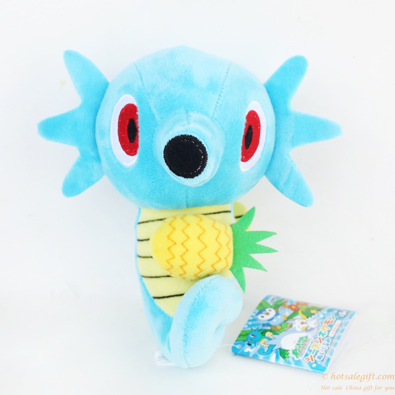 hotsalegift hot sale creative design pokemon horsea plush toy doll