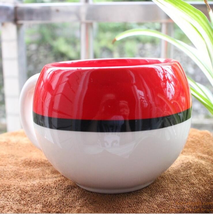 hotsalegift pokeball ceramic mug water cup cartoon pokemon milk mug 1