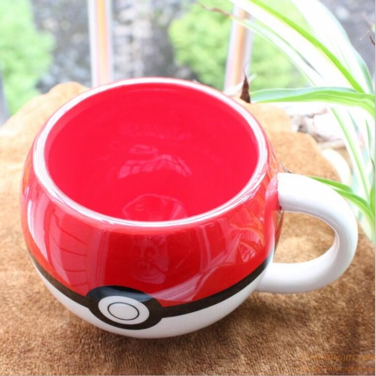 hotsalegift pokeball ceramic mug water cup cartoon pokemon milk mug 2