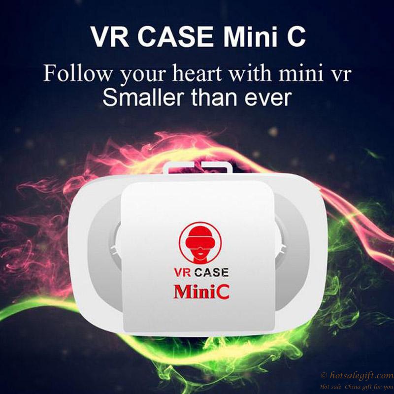 hotsalegift portable vr box mini virtual reality vr 3d glasses 4755inch smartphones