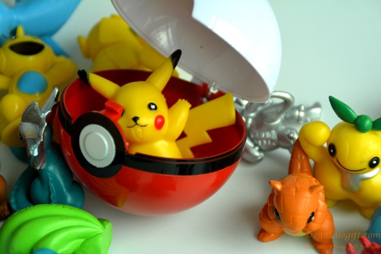 hotsalegift promotional plastic pokemon pokeball toys oem production 10