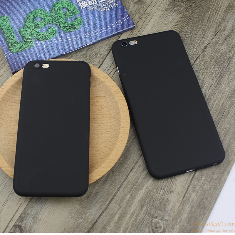 hotsalegift slim design pure black pp phone case iphone 6s6s plus7 3