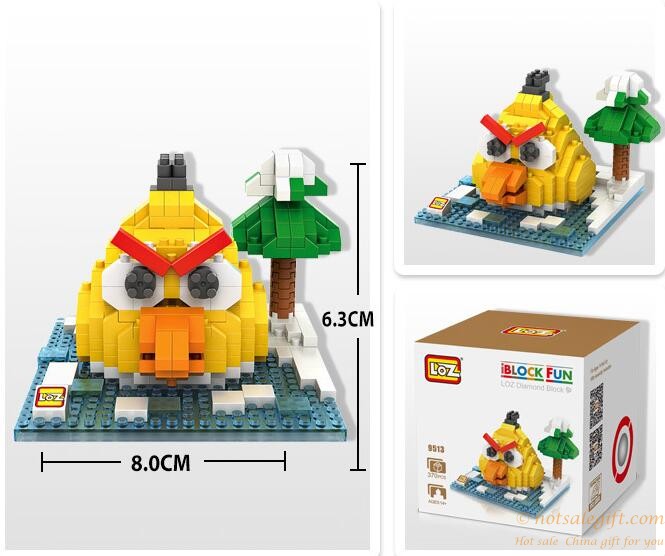 hotsalegift super mini angry birds plastic building blocks kids educational toys 3