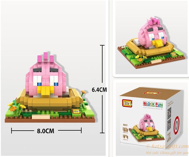 hotsalegift super mini angry birds plastic building blocks kids educational toys 6