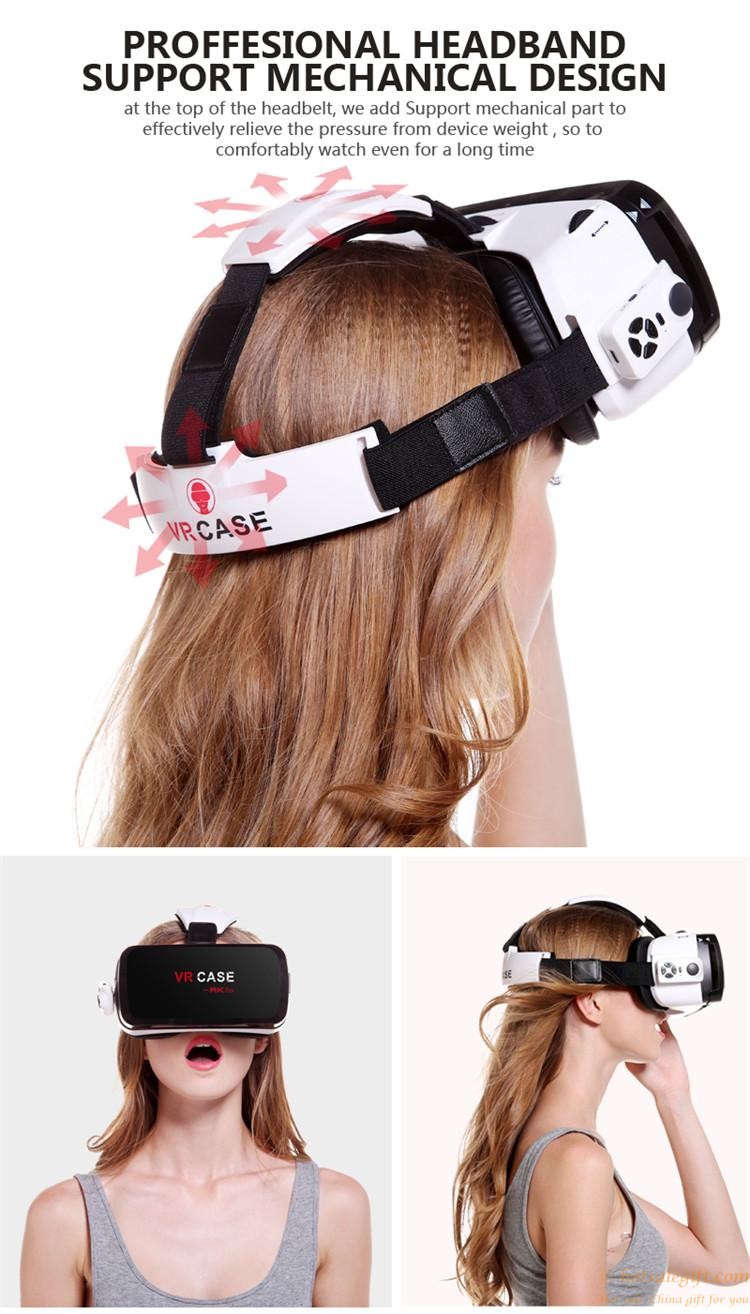 hotsalegift vr case rk6th virtual reality 3d glasses vr box helmet smartphones 476 inch 12