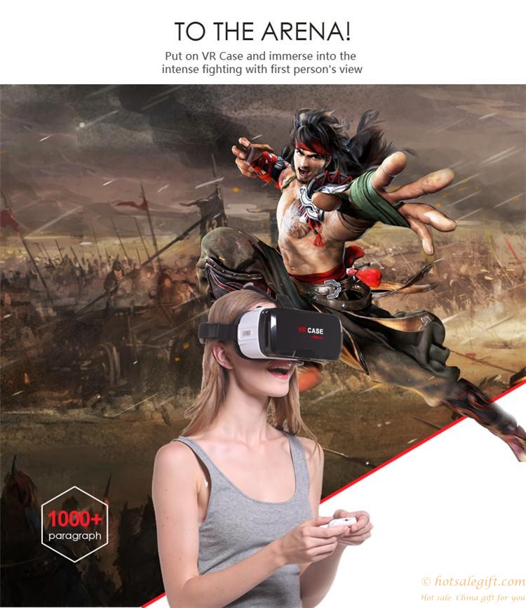 hotsalegift vr case rk6th virtual reality 3d glasses vr box helmet smartphones 476 inch 24